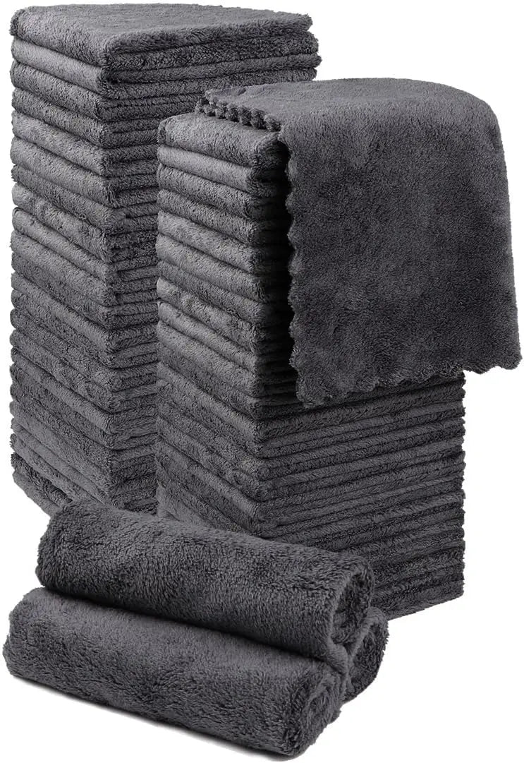 Bath Towels Pack of 2(27'' x 54'') - Soft Feel, Highly Absorbent, Quick Drying Microfiber for Body, Sport, Yoga, SPA, Fitness - TAVEN System LLC