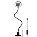 1pc, 5X Magnifying Glass with Light, Clip On LED Magnifying Lamp with Clamp, 3 Modes Dimmable for Reading, Crafts, DIY, Reading. TAVEN System LLC