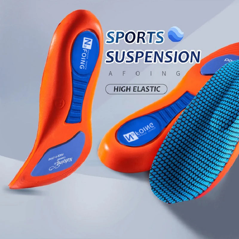 Sport Orthopedic Insoles for Feet Men Women EVA Breathable Shock Absorption Shoes Insole for Running Basketball Sport Care Pads TAVEN System LLC