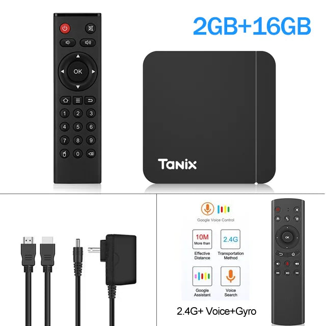 Tanix W2 Android 11 Smart TV box Amlogic S905W2 2GB 16GB 2.4G/5G Dual Wifi AV1 BT Set Top Box Media player PK Tanix TX3 TAVEN System LLC