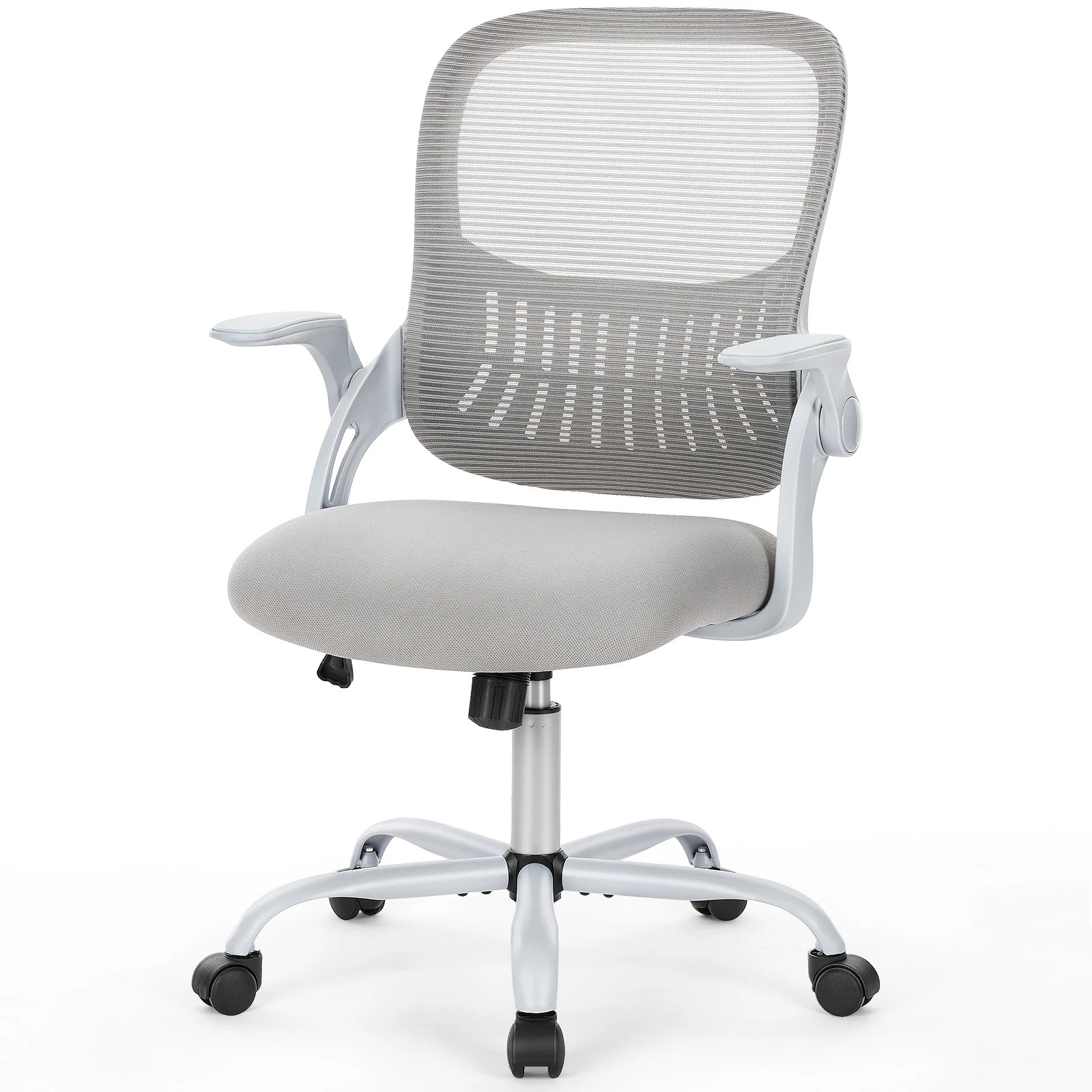 JHK Ergonomic Mesh Office Chair with Flip-Up Arms and Wheels TAVEN System LLC