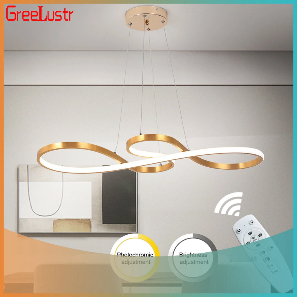 Nordic Led Pendant Light Decorative Led Ceiling Lamps Art Design Minimalist Dining Room Hanging Light Fixture Indoor Lighting TAVEN System LLC