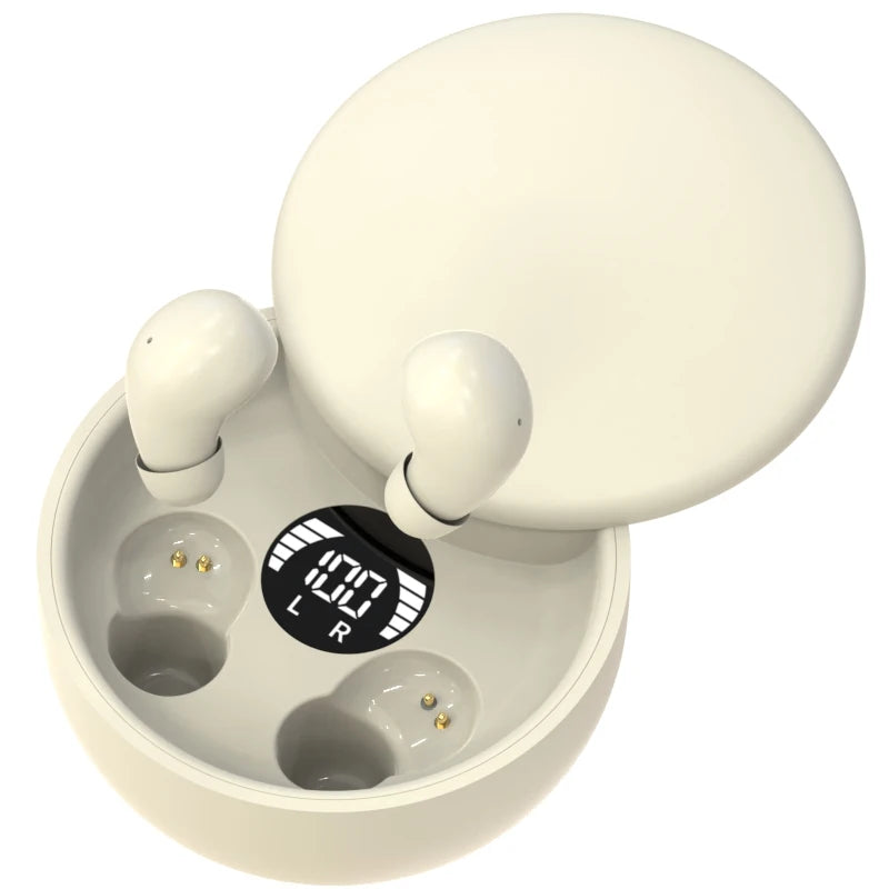 SK26 Bluetooth 5.4 Wireless Earphones Small Earbuds Sleeping Sport Invisible Headphones Bass Sound Quality Headset Sliding Cover TAVEN System LLC