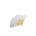 50/1pcs DIY Paper Bamboo Folding FanAdults Kid Hand Fans Calligraphy Painting Practice Blank White Fan for Wedding Room Decor TAVEN System LLC
