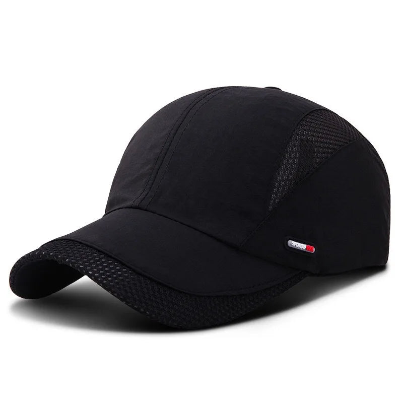 Quick Dry Baseball Cap Moisture Wicking Adjustable Sun Hat