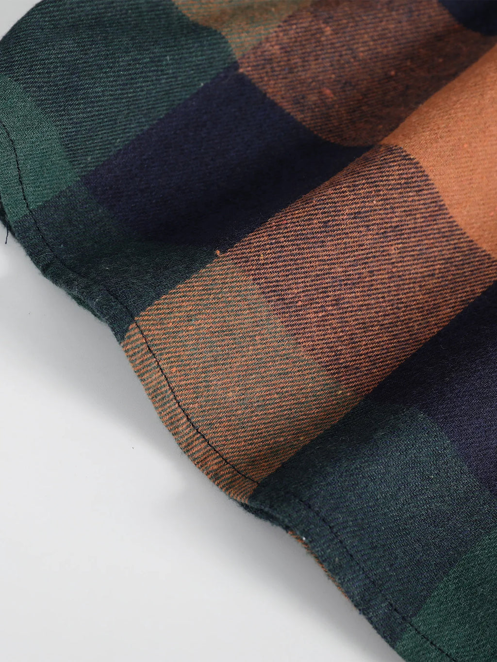 Vintage Plaid Long Sleeve Flannel Shirt Men's Spring Fall Loose Casual Top TAVEN System LLC