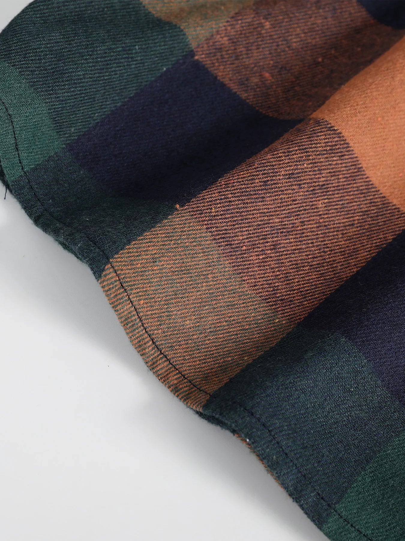 Vintage Plaid Long Sleeve Flannel Shirt Men's Spring Fall Loose Casual Top TAVEN System LLC
