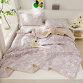 Breathable Quilted Summer Blanket Cooling Skin-friendly Comforter Soft Lightweight Quilt Well-vetilated Single Double  Duvet Set TAVEN System LLC