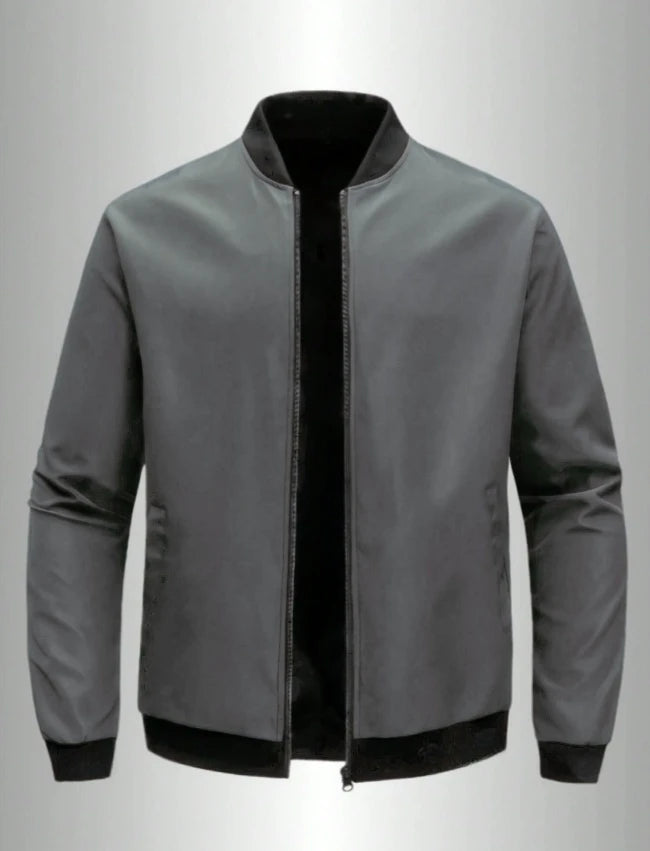 Men's Baseball Collar Casual Jacket Lightweight Business Coat TAVEN System LLC
