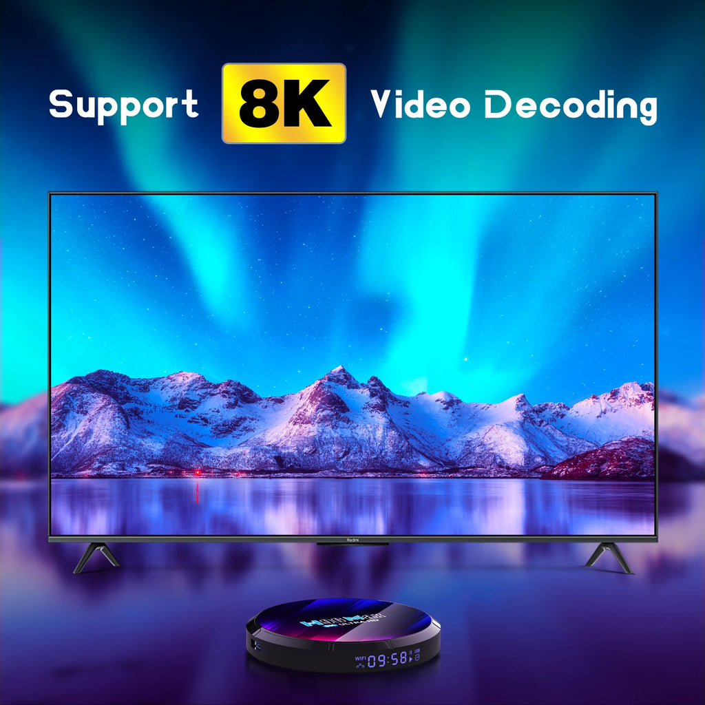 Android 13 Smart TV Box H96 Max RK3528 Quad-core WIFI6 BT 5.0 8k UHD Output 100M/LAN Smart Set Top Box Streaming Media Player TAVEN System LLC