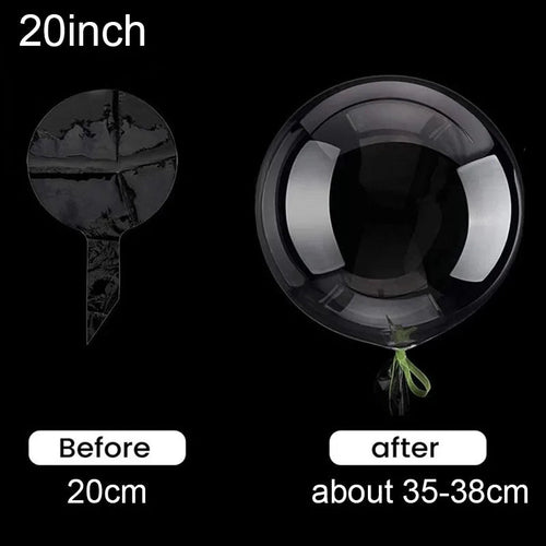 10Pcs Transparent Bobo Balloons Clear Bubble Balloons Party Decor TAVEN System LLC