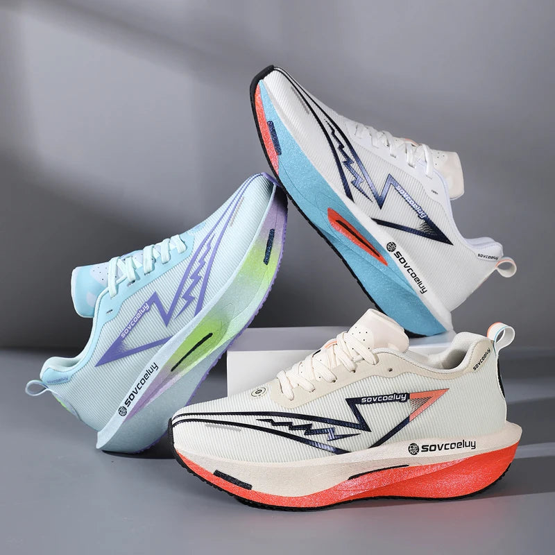 Men Carbon Plate Running Shoes Shock Absorbing Sports Sneakers TAVEN System LLC