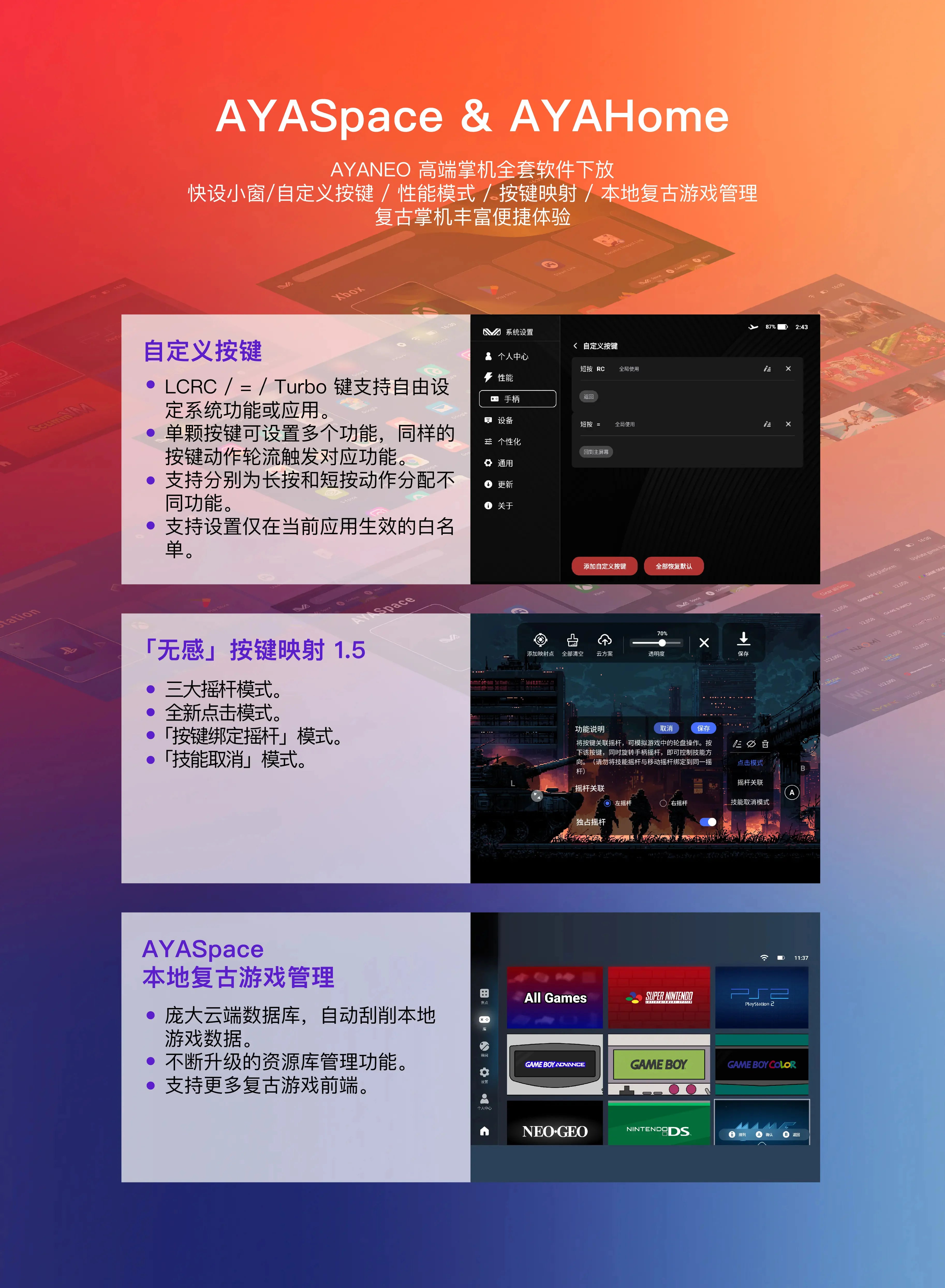 AYANEO Pocket AIR Mini Retro Handheld Retro Pocket Consoles  4.2-inch 4:3 Screen with Hall Joysticks and Triggers MTK Helio G90T TAVEN System LLC