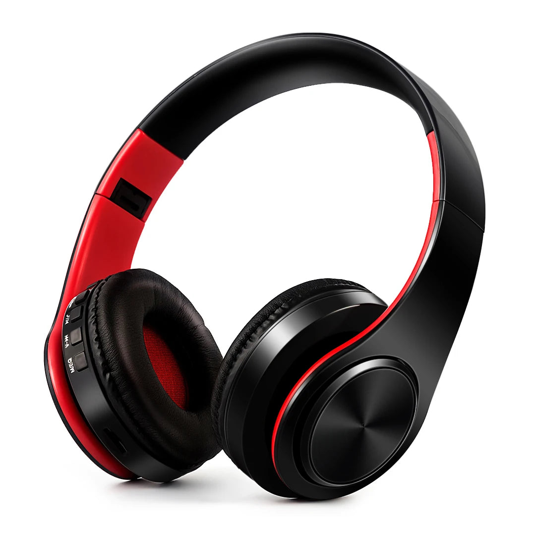 2026 Wireless Bluetooth Stereo Headset Upgrading Sports Overhead Earphone with Mic for Smart Phone TV PC Tablet - Music TAVEN System LLC
