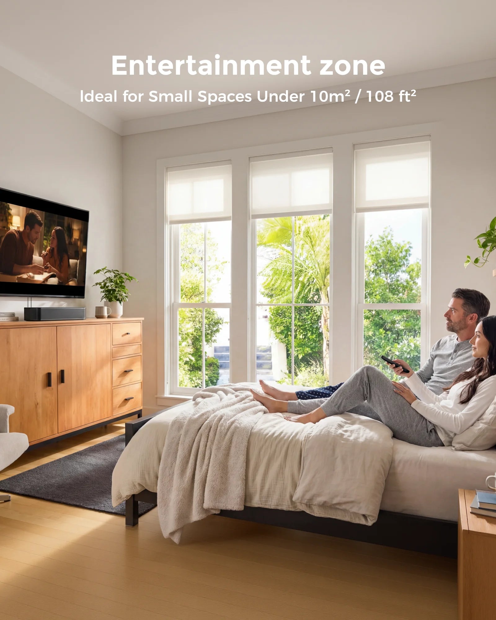 ULTIMEA 120W 2.1ch Compact Soundbar for TV, 3-Inch Built-in Subwoofer, Bluetooth 5.3 TV Sound Bar Speakers TAVEN System LLC
