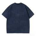 Premium Heavyweight 100% Cotton Vintage Washed Oversized Unisex Basic Casual Plain Streetwear T-shirt All Season For Men Women TAVEN System LLC