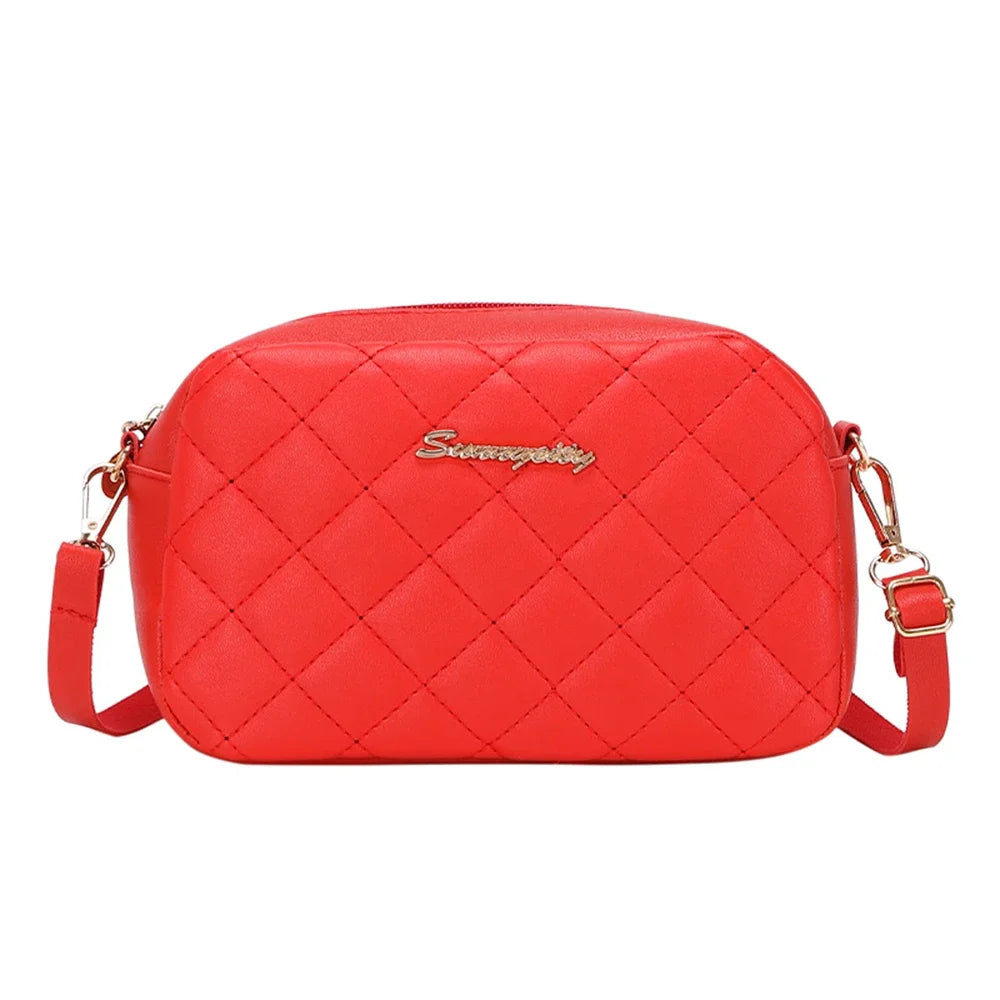 2026 tassel women's small crossbody bag trend diamond grid embroidery camera women's shoulder bag fashion chain crossbody bag TAVEN System LLC