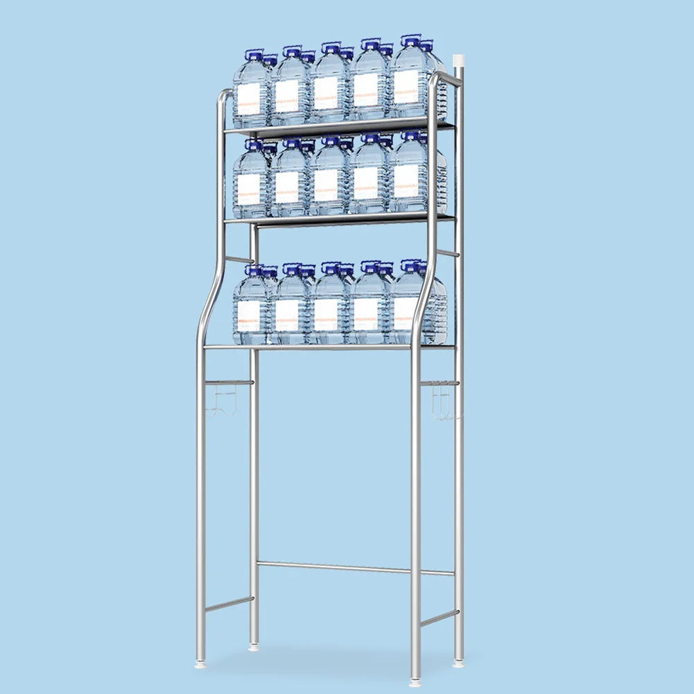 Over Toilet Storage Shelf,2/3-Tier Freestanding Over The Toilet Storage,Metal Bathroom Shelves with Paper Holder and Removable TAVEN System LLC