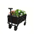 Collapsible foldable wagon cart with all terrain wheels for beach