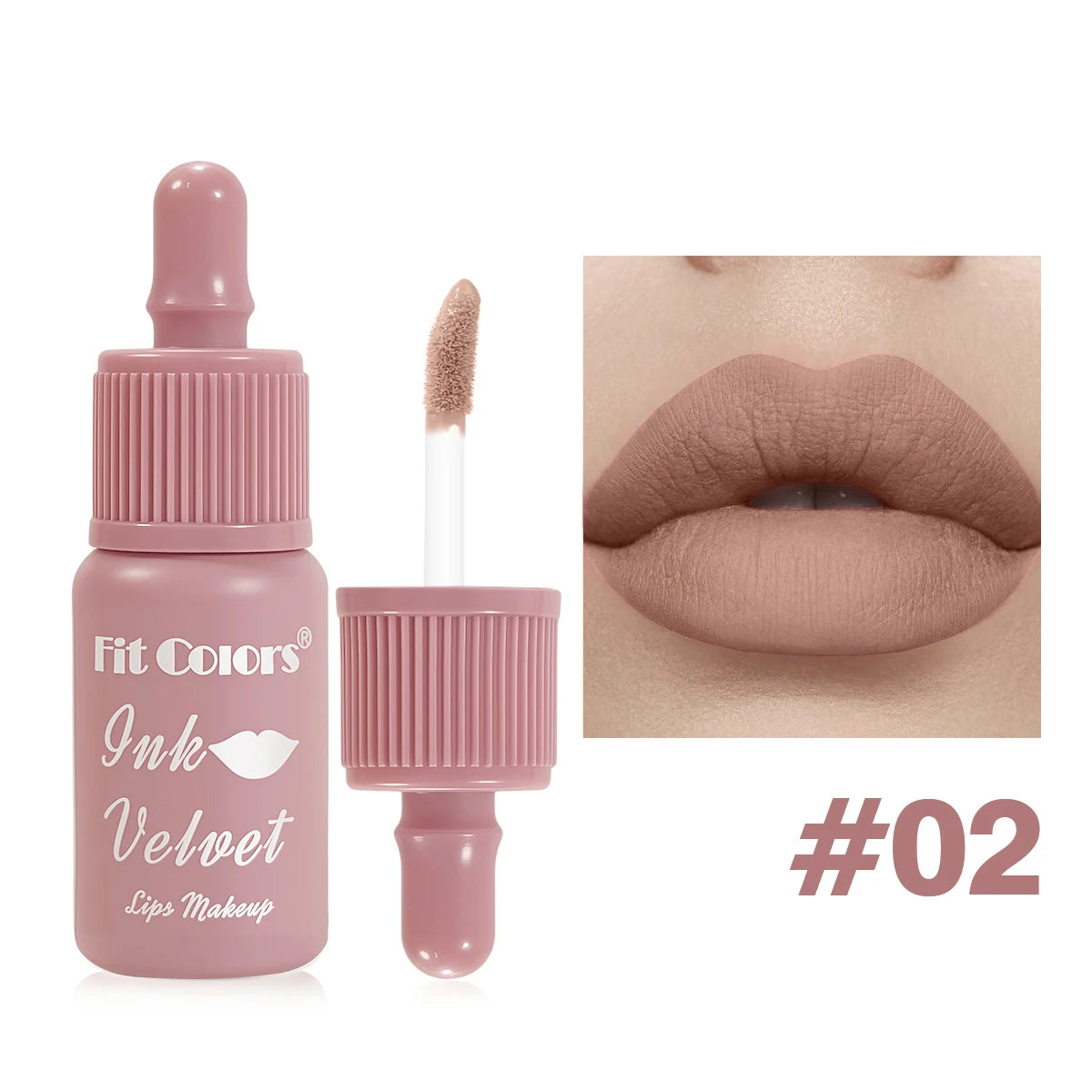 12 Color Matte Velvet Liquid Lip Gloss Long Lasting Non-Stick Cup Waterproof Intense Color Showing Lip Mud