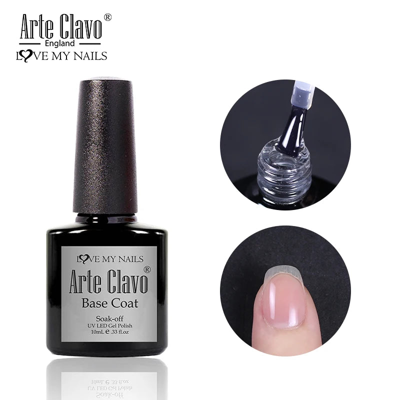Arte Clavo 15ml Fashion Gel Nail Polish Hema TPO Free Red Colors Glitter Semi Permanent Soak Off UV LED Ultra Diamond Varnish TAVEN System LLC
