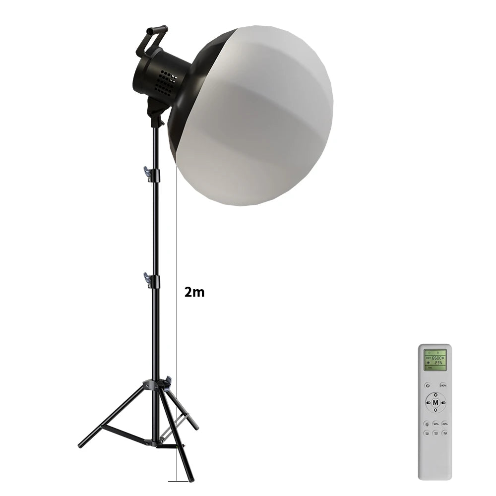 Bowens 135W LED Studio Light Kit with 2M Tripod Dimmable Lamp TAVEN System LLC