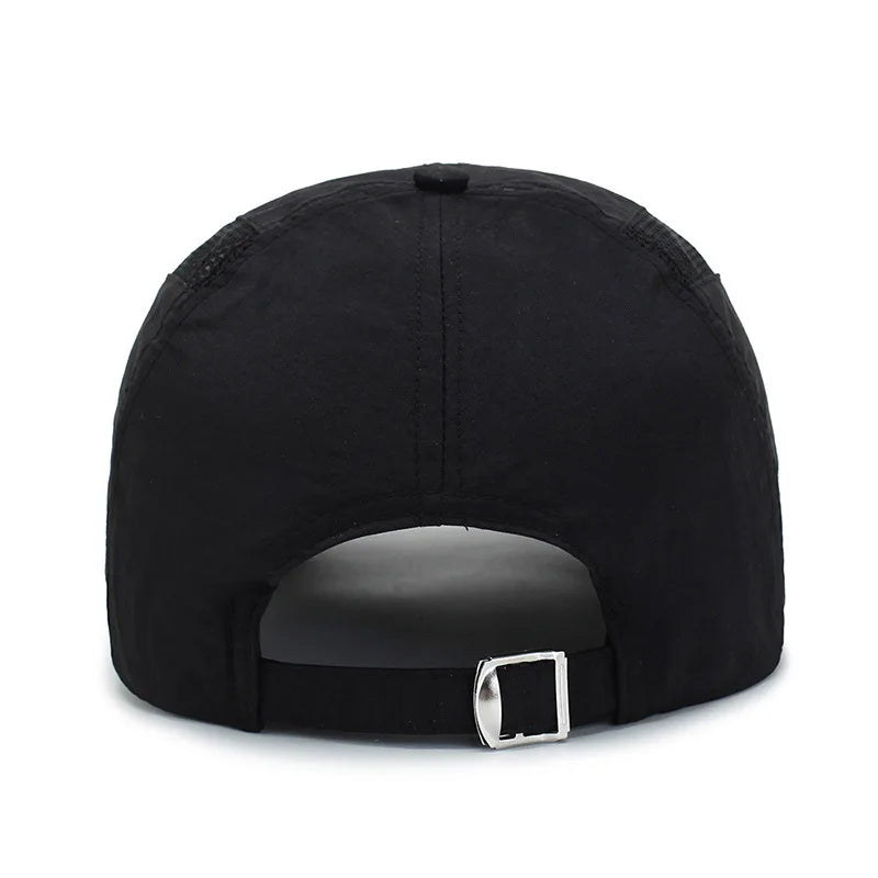 Quick Dry Baseball Cap Moisture Wicking Adjustable Sun Hat