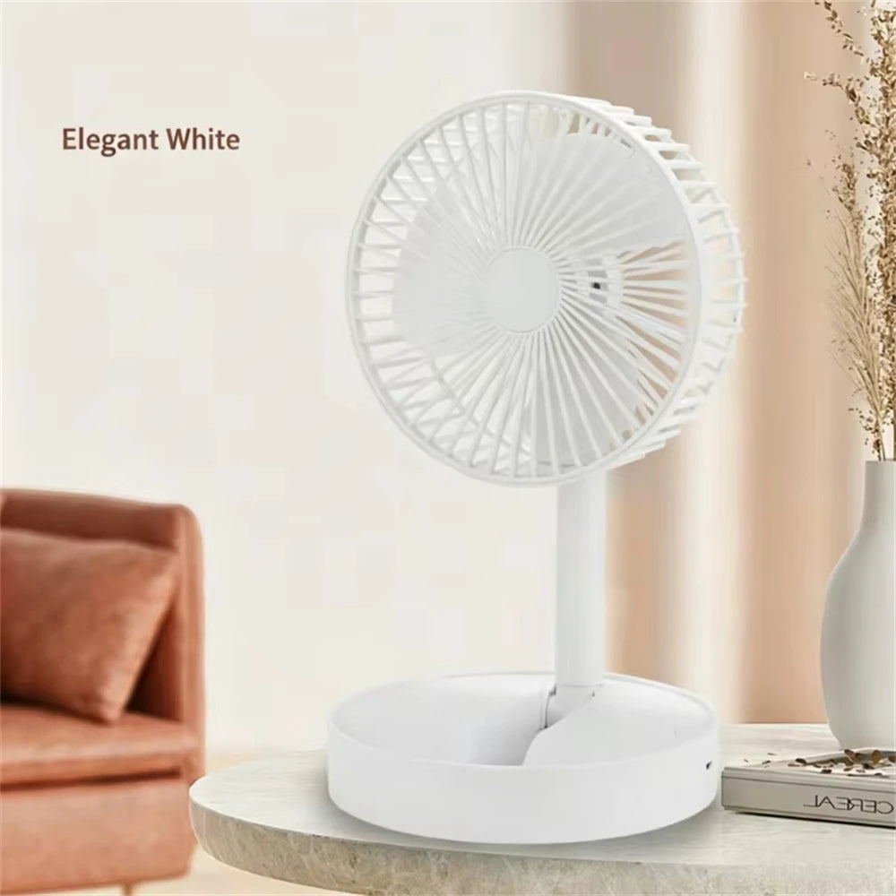 Mini Oscillating Fan Portable Battery-Operated Table Fan With 3 Speed Levels 6-inch Desk Fan Detachable Desk Fan For Home Office TAVEN System LLC