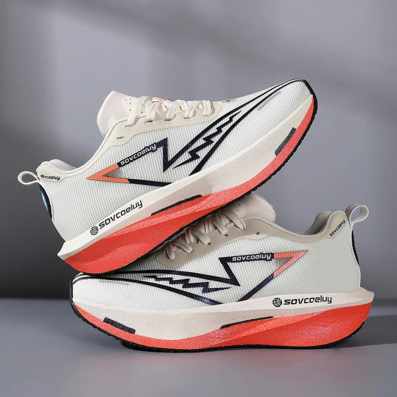 Men Carbon Plate Running Shoes Shock Absorbing Sports Sneakers TAVEN System LLC