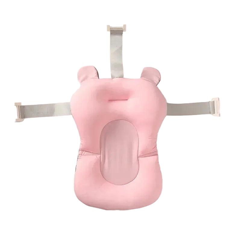 Portable Baby Bathtub Pad Ajustable Bath Tub Shower Cushion Newborn Support Seat Mat Foldable Baby Bath Seat Floating Water Pad TAVEN System LLC