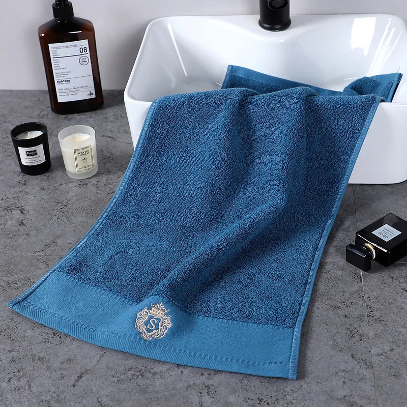 1/2/3pcs Bathroom Towels Sets Embroidered Cotton Big Bath Towels 70x140cm and 35x75cm Face Shower Daily Use Towels 수건 세트 Toallas TAVEN System LLC