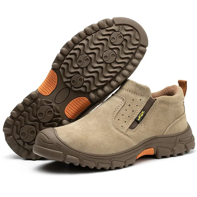 Men's work shoes  anti impact, anti puncture, steel wrapped head, electric welder  step on safety shoes  insulation TAVEN System LLC