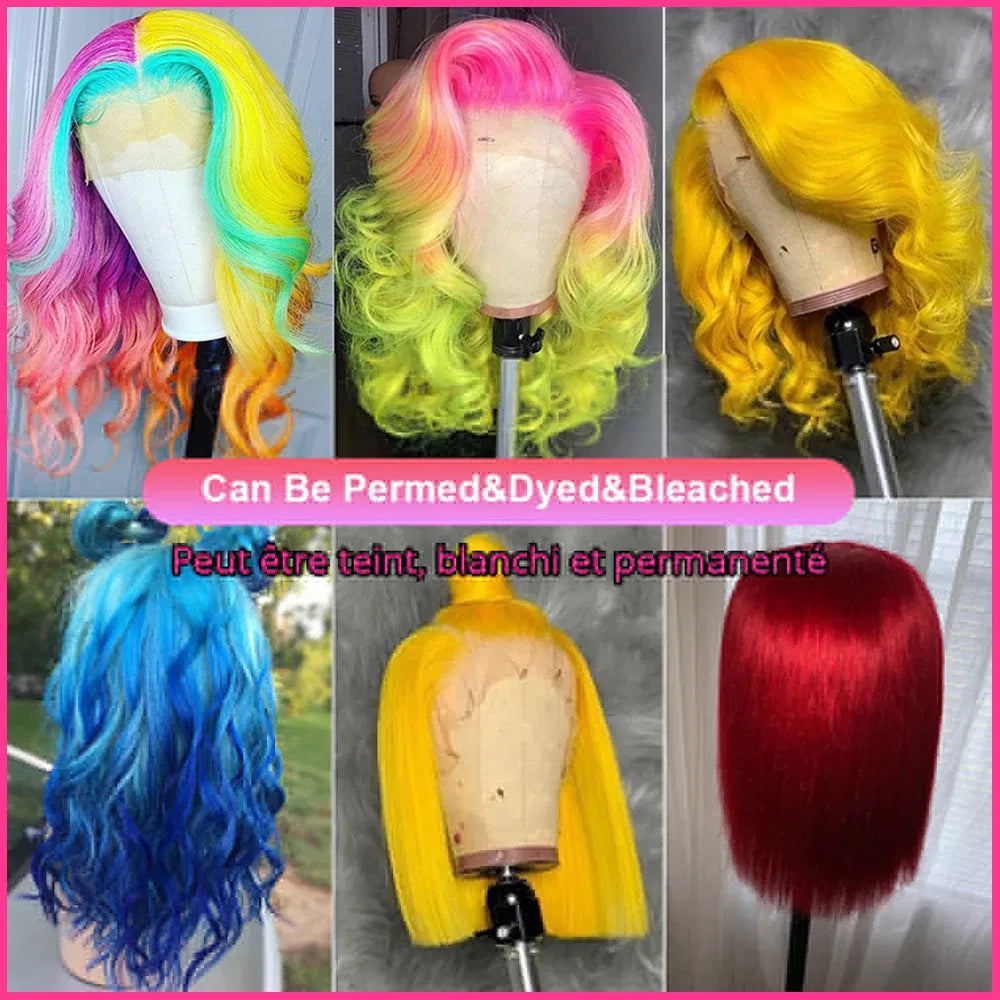 Hair Color: Natural Color, Ships From: france, Stretched Length: 12INCHES - 180% Short Bob Wig Lace Front Human Hair Wigs For Women Human Hair Bone Straight Human Hair Wig Transparent Lace Frontal Wig Taven