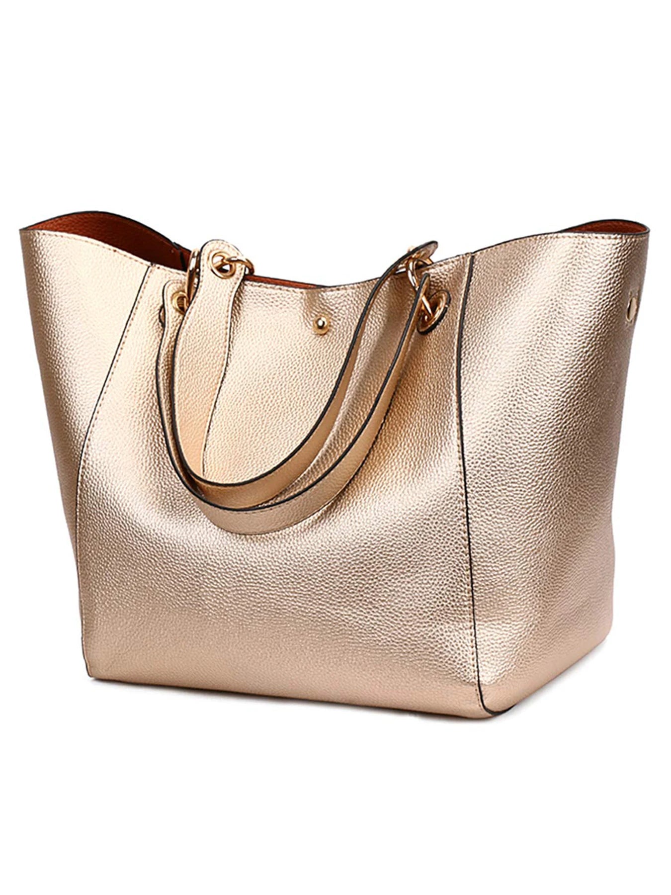 Women PU Leather Large Tote Bag Waterproof Shoulder Work Handbag TAVEN System LLC