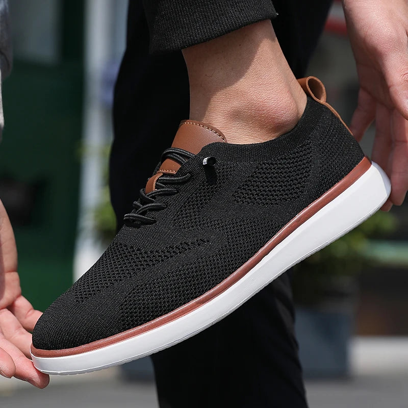 Men Mesh Sliding Shoes Lightweight Anti Slip Sports Sneakers TAVEN System LLC