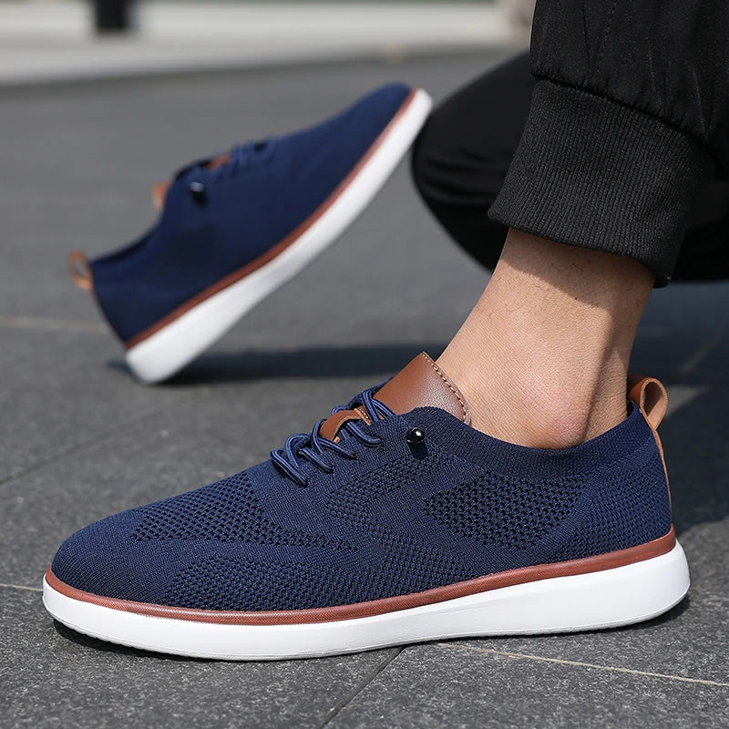 Men Mesh Sliding Shoes Lightweight Anti Slip Sports Sneakers TAVEN System LLC
