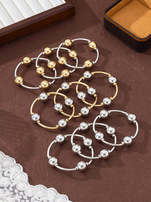 3-piece retro pearl bracelet set, European and American style, suitable for women's beach, dating, fashion photography, holiday TAVEN System LLC