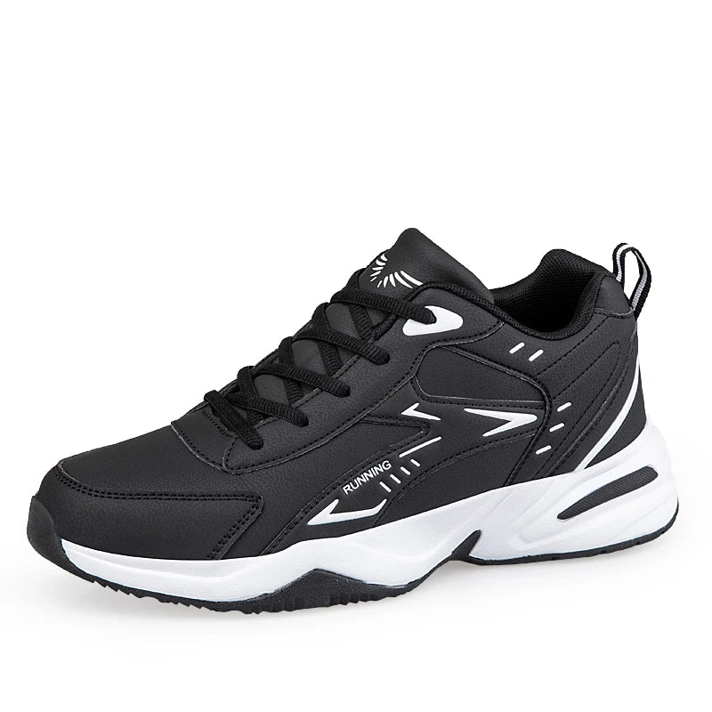 Men Waterproof Leather Hiking Shoes Outdoor Sports Sneakers