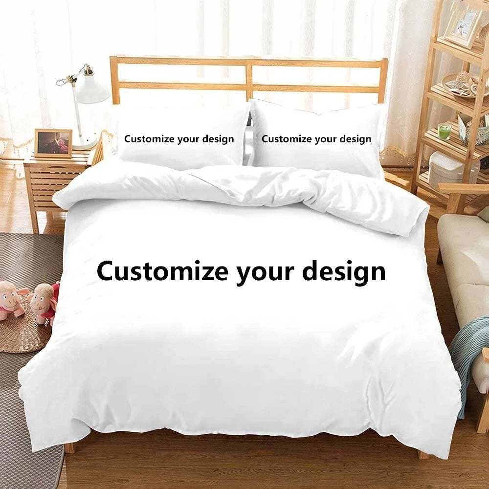 New Custom Bedding Set Customized 3D Printed Duvet Cover Sets with Pillowcase Twin Full Queen King Size POD Dropshipping TAVEN System LLC