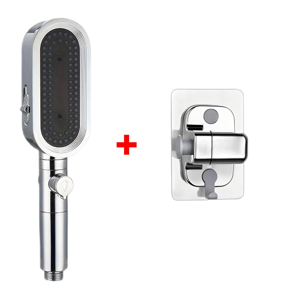 3 Modes Powerful Shower Head Anti-clogging and Easy To Clean Anti Anti-limescale Shower Head Handheld Flexible Bath  Shower Head TAVEN System LLC