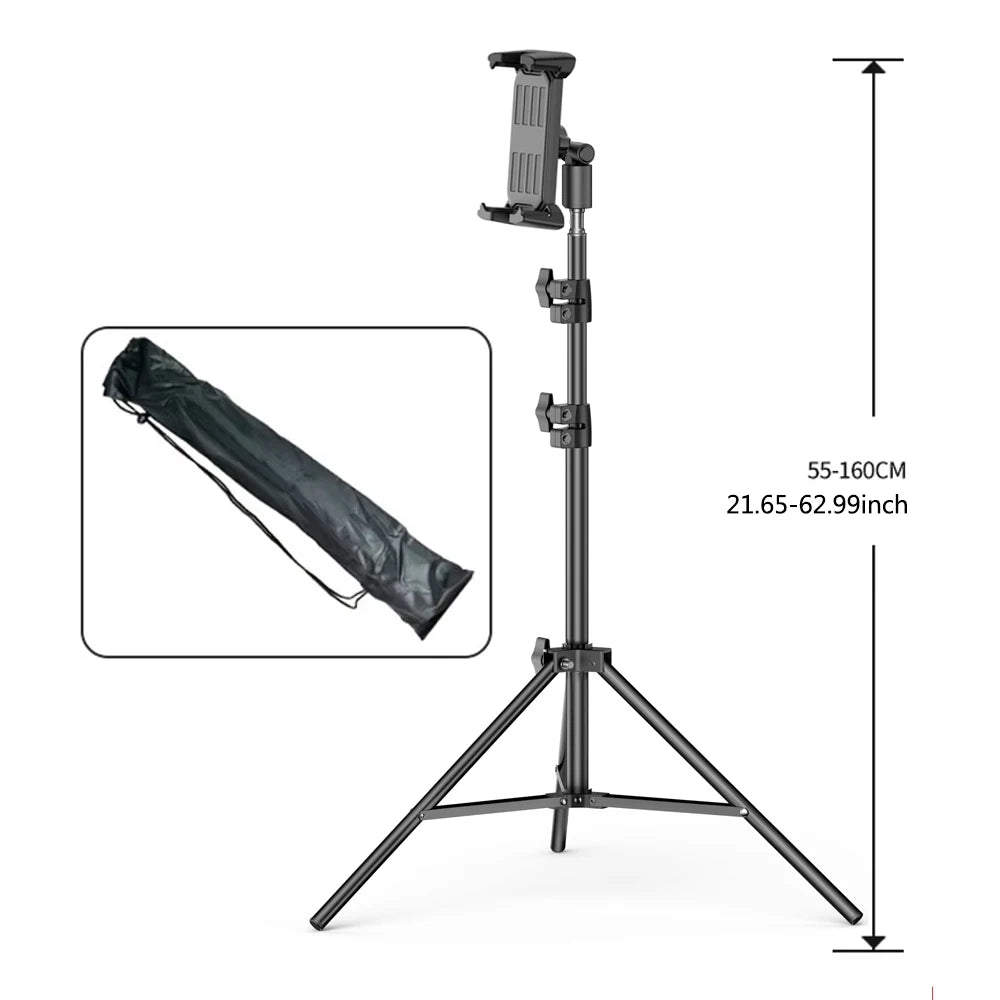 Xnyocn Tripod Floor Tablet Stand Adjustable Holder Mount Support for iPad Air Pro 12.9 Mini Xiaomi 4-13 Inch Lazy Holder Bracket TAVEN System LLC