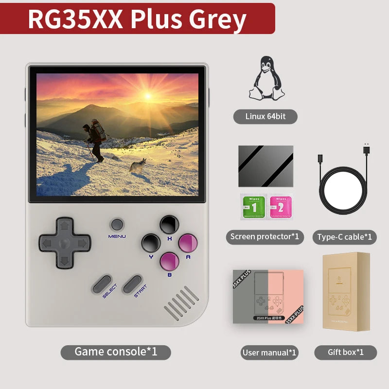 ANBERNIC RG40XXV & RG35XX Plus Retro Handheld Game Console 640*480 IPS Screen Linux 64-bit 5000Games Support WIFI,Bluetooth,HDMI TAVEN System LLC