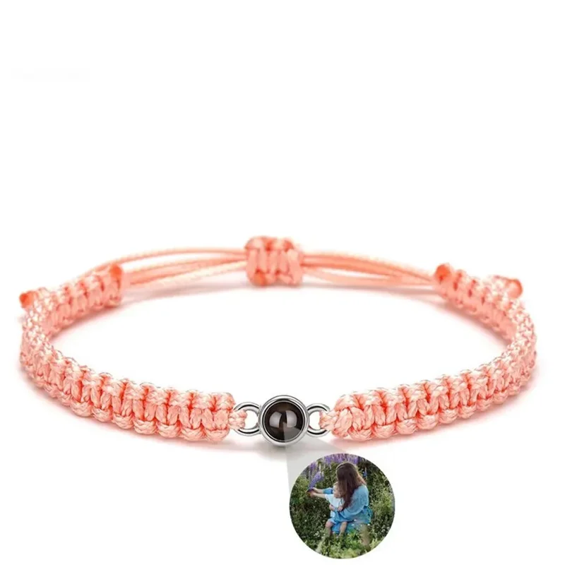 DHQH Wholesale Personalized Photo Projection Bracelet Customization Commemorative Photo Couple Jewelry Gift for Her Direct sales TAVEN System LLC