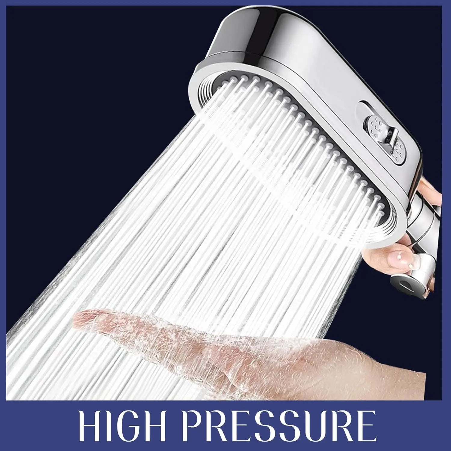 3 Modes Powerful Shower Head Anti-clogging and Easy To Clean Anti Anti-limescale Shower Head Handheld Flexible Bath  Shower Head TAVEN System LLC