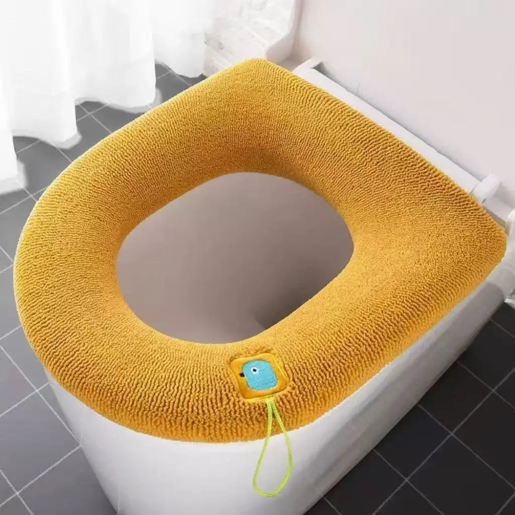 Universal Toilet Seat Cover Pumpkin Pattern Closestool Mat Soft Warm Toilet Seat Cushion Bathroom Toilet Lid Accessories TAVEN System LLC