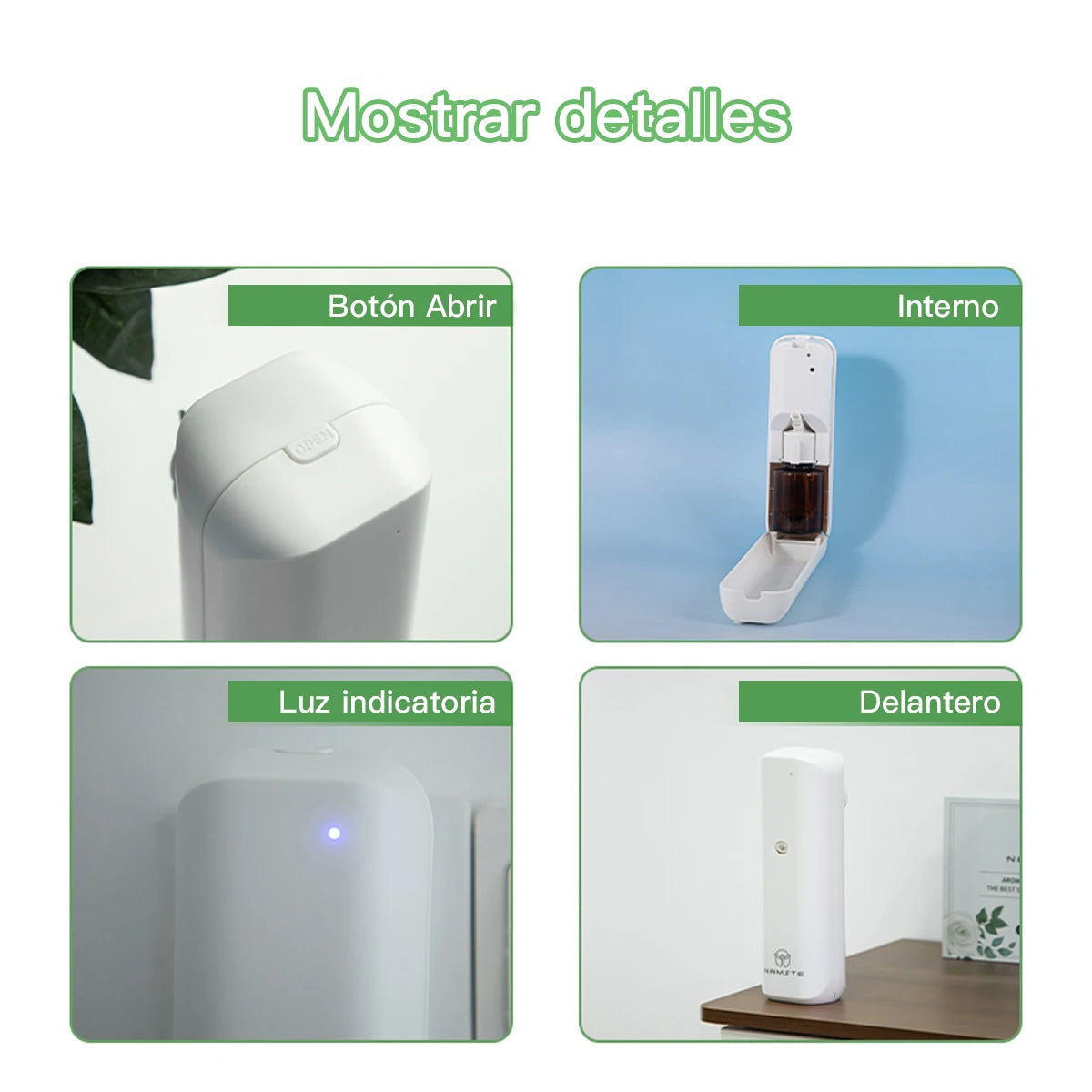NAMSTE Plug in Wall Fragrance Diffuser Waterless Smart Flavoring Diffuser Essential Oils Home Room Fragrance Scent Air Machine TAVEN System LLC