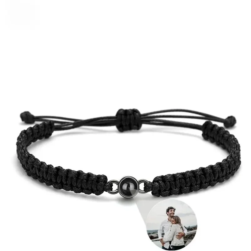 DHQH Wholesale Personalized Photo Projection Bracelet Customization Commemorative Photo Couple Jewelry Gift for Her Direct sales TAVEN System LLC