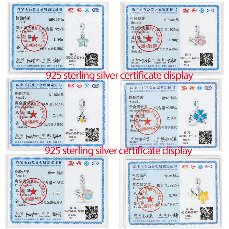 Hot Sale 925 Silver Glow in the dark Firefly Honeybee Star Charms Beads Fit Qikaola 925 Original Bracelets Fine DIY Jewelry Gift TAVEN System LLC