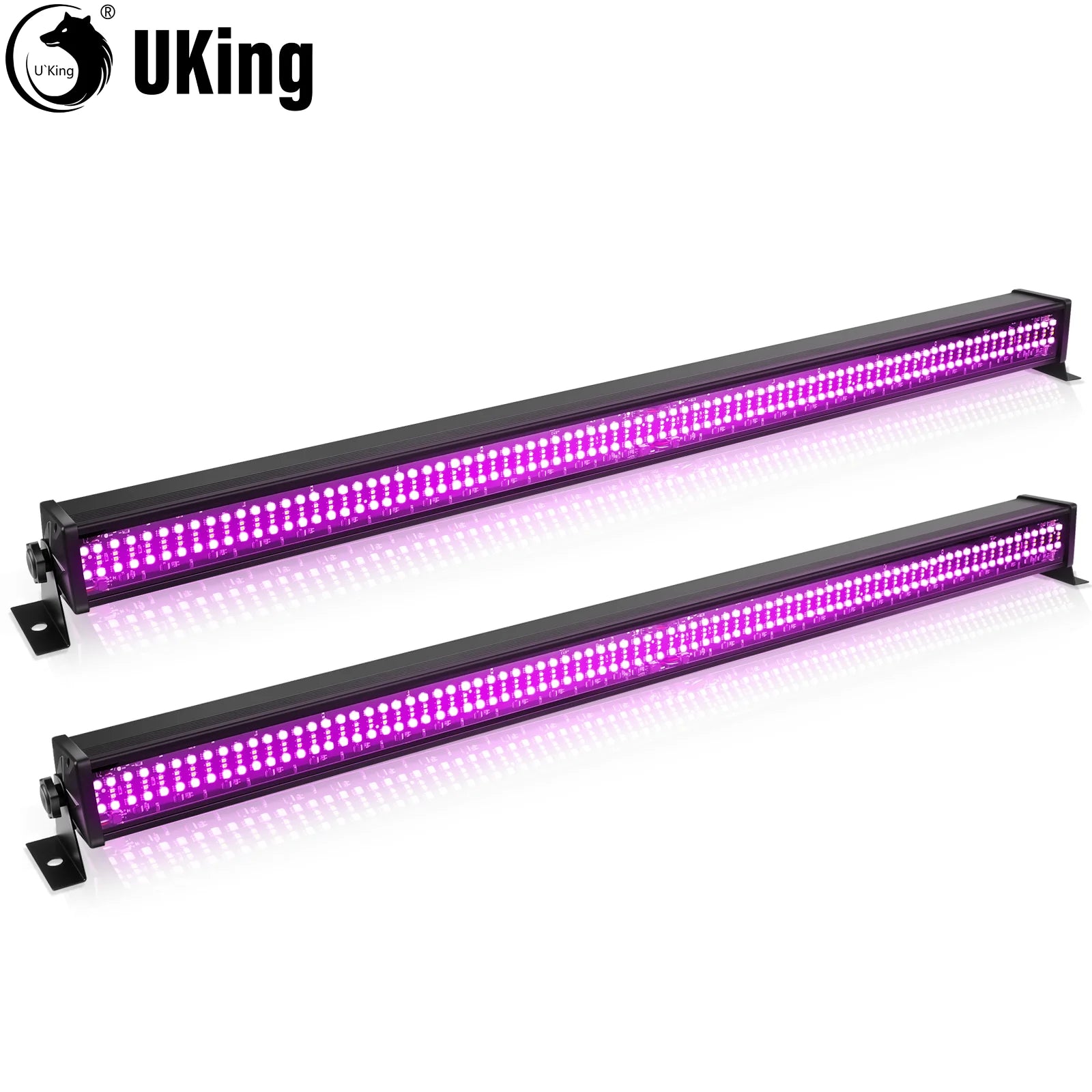 U'King 1/2Pcs 120W Wall Wash Light Bar RGB 336 LEDs Stage Lights 7000lm Wallwasher Lights For Home Nightclub Wedding Party Show TAVEN System LLC
