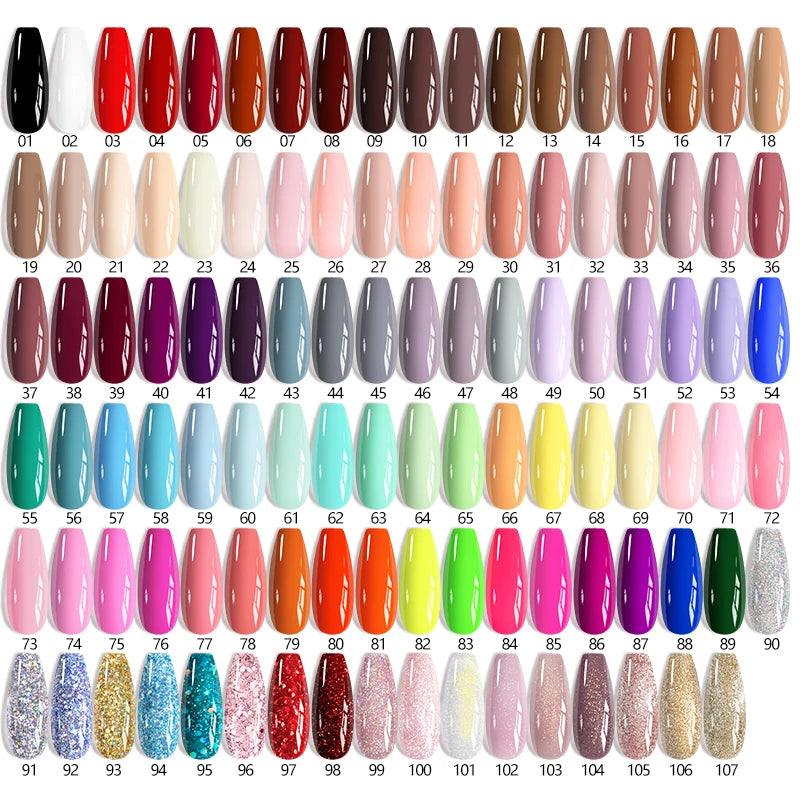 UR SUGAR 7ML Nail Gel Fresh Macaron 107 Colors All For Manicure Semi Permanent Soak Off LED UV Long-Lasting Nail Art Varnish TAVEN System LLC